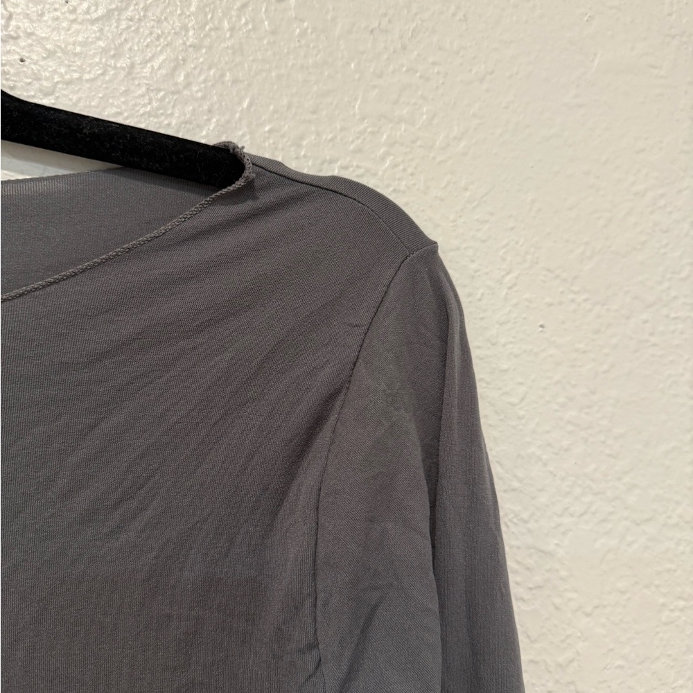 AMB Designs Second Skin Long Sleeve Blue Top, One Size - Picture 3 of 5